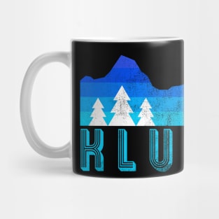 Kluane national park retro vintage Mug